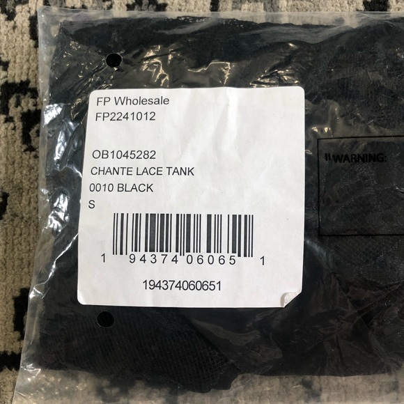 Free People Chante Lace Tank in Black - Picture 6 of 7